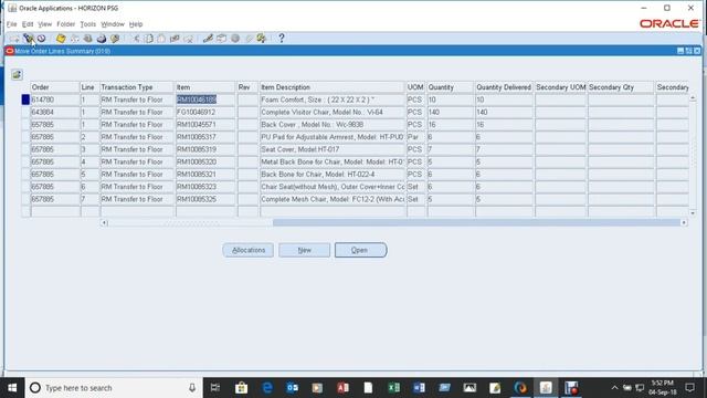 How to find out ERP Oracle Move Order Previous History смотреть онлайн