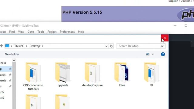 PHP Tutorial 2: Hello World смотреть онлайн