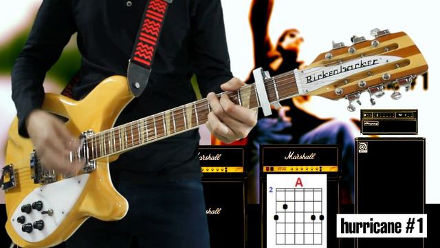 Hurricane #1 - Step Into My World - TABS Guitar COVER (Andy Bell part) смотреть онлайн
