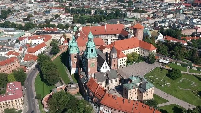 Краков, Вавельский замок и старый город. Wawel castle, Krarow смотреть онлайн