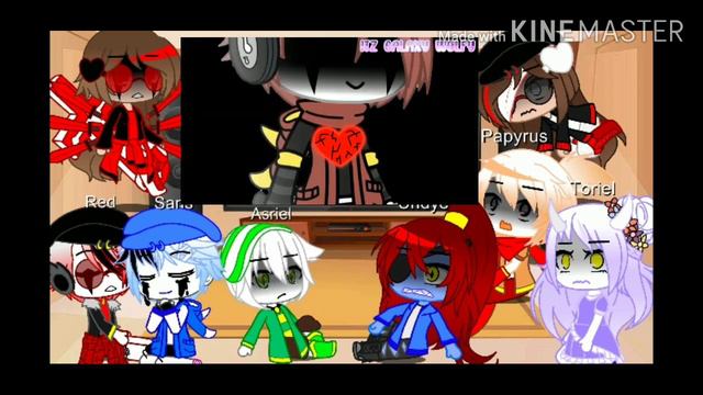 Undertale reacts to fell and classic|Short смотреть онлайн