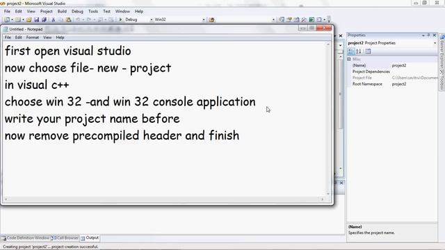 create c program with visual studio 2008 смотреть онлайн