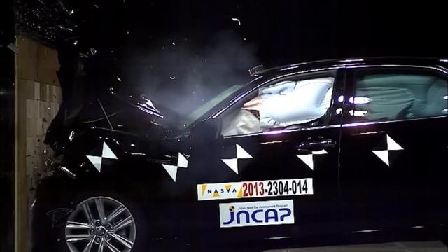 Toyota Crown crash tests смотреть онлайн