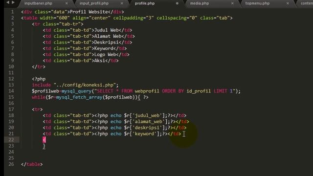 Tutorial Membuat CMS dengan PHP MYSQL Part #5 смотреть онлайн