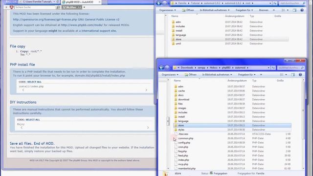 phpBB-Tutorial: automod installieren 3.0.12 смотреть онлайн