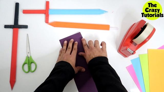 How To Make A Paper Sword | Paper Sword Making Using Origami Papers (Very Easy) смотреть онлайн