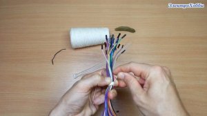 Бандаж - классический способ стяжки, фиксации проводов в одни пучок с помощью обычной нитки и воска