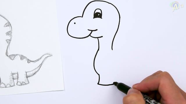 How to Draw a Baby Dinosaur смотреть онлайн