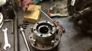 УАЗ 31512 моя история #53 как снять поворотный кулак УАЗ