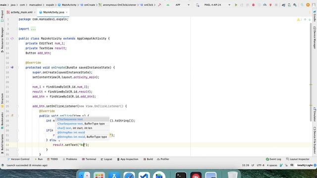 if else Statement in Android Studio easy смотреть онлайн