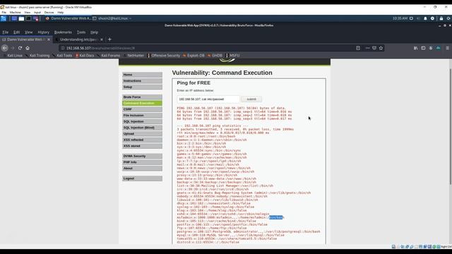 Command Injection - DVWA смотреть онлайн