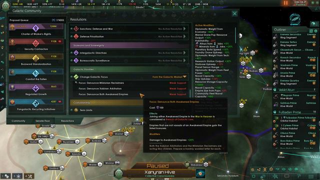 Let's Play Stellaris 3.9 - Void Hive Ep 15 - War in Heaven смотреть онлайн