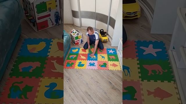 Детский коврик-пазл смотреть онлайн