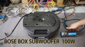 BOSE BOX SUBWOOFER Speaker /Test