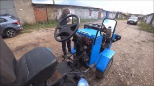 Мужик в гараже собрал себе трактор самодельный трактор переломка 4+4 своими руками