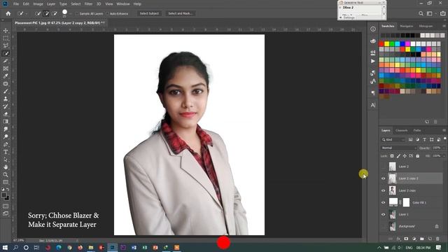 Turn Grey Color into Black Color || Color Replacement Tool || Photoshop CC смотреть онлайн