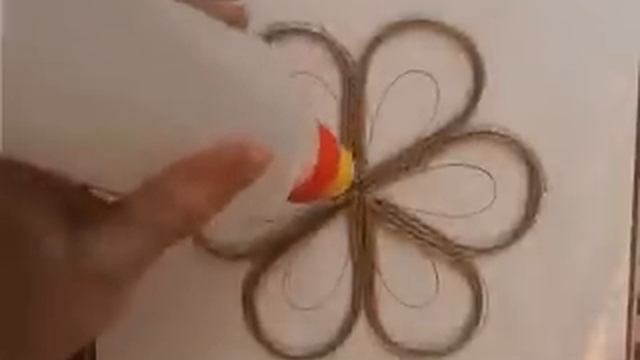 Джутовая филигрань. Салфетка под стакан смотреть онлайн