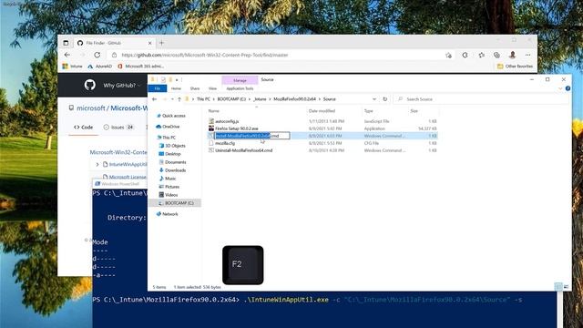13. Win32 app creation Microsoft Intune: Microsoft Win32 Content Prep Tool - Command Line (13/33) смотреть онлайн