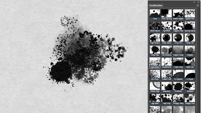 Photoshop Splatter Brushes Tutorial and a Free Brush Download смотреть онлайн