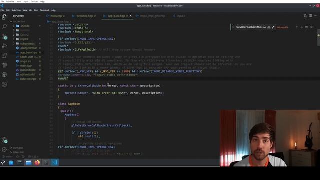 Building Tic-tac-toe with Dear ImGui: #1 Mouse event callbacks смотреть онлайн