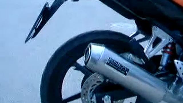 HONDA CBR 125 cc EXHAUST ENDY WITH DB KILLER смотреть онлайн