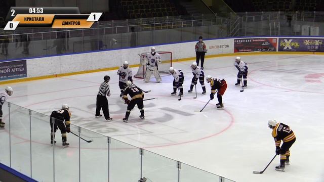 ХК "Кристалл" г. Электросталь - ХК "Дмитров" г. Дмитров ЮХЛ. смотреть онлайн