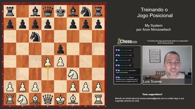 Treino Posicional || Estudo do Livro "Meu Sistema" de Nimzowitsch (Parte I) смотреть онлайн