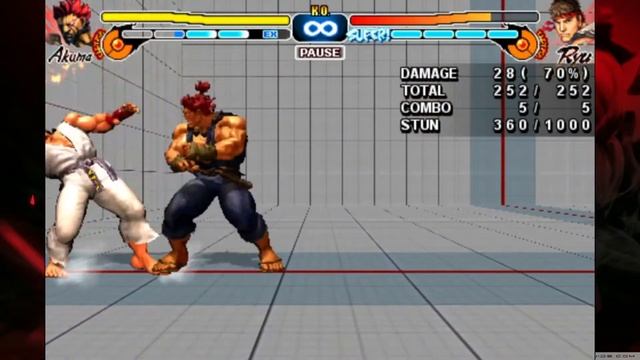 Street Fighter IV: Volt - Akuma Combos смотреть онлайн