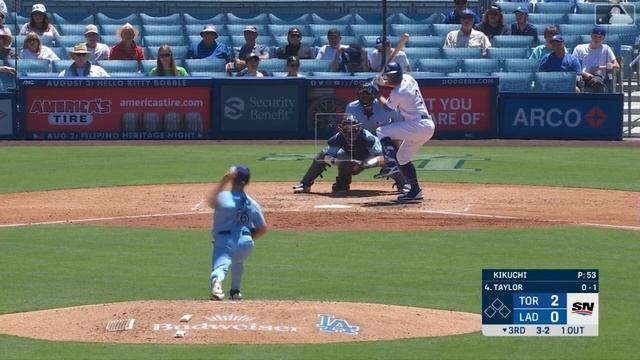 Merrifield's four-RBI game leads Blue Jays over Dodgers! смотреть онлайн