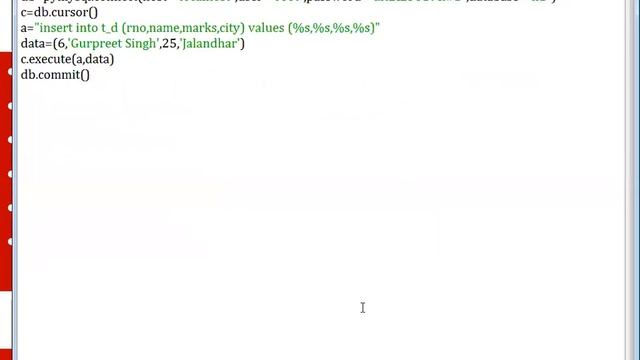 XII||CS||Insert Data, Display Data, executemany, fetchone, fetchall & fetchmany смотреть онлайн