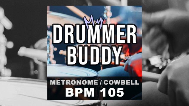 BPM 105 - Cowbell Metronome, 4/4 | Tempo, Click Track смотреть онлайн