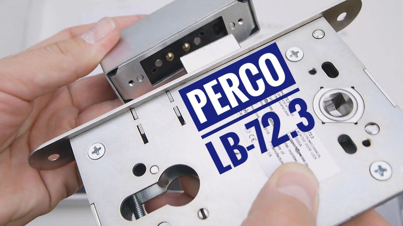 PercoLB72.3 врезной электрозамок для деревянной двери. Что нового. смотреть онлайн