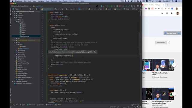 React Native Animated Image Slider with react-native-reanimated смотреть онлайн