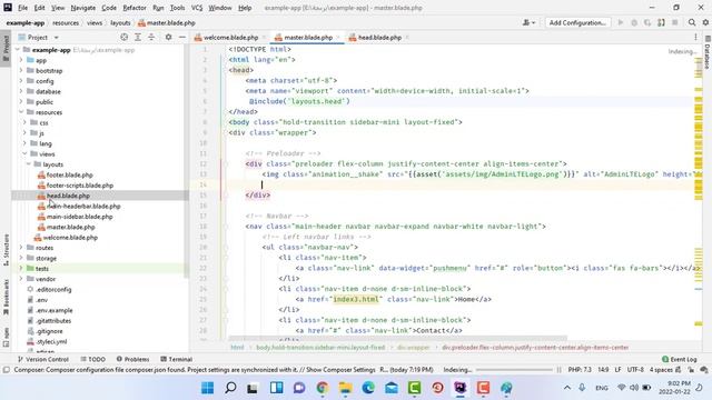 طريقة تقسيم Dashboard Html الي Laravel Blade من الصفر смотреть онлайн