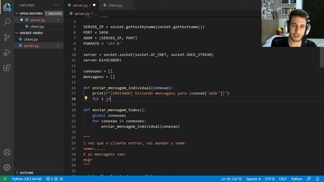 Tutorial de Socket com Python - Guia Completo de Soquetes смотреть онлайн