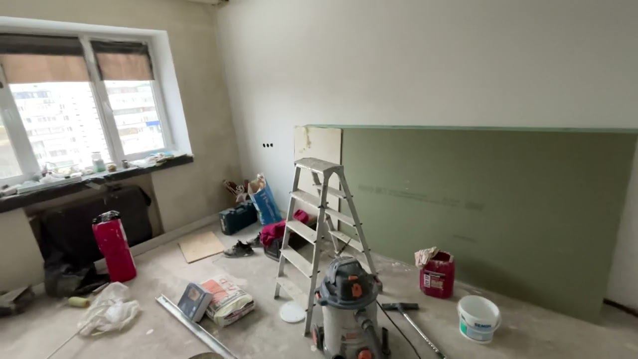 Дневник ремонта . Стены почти закончили # 16 смотреть онлайн