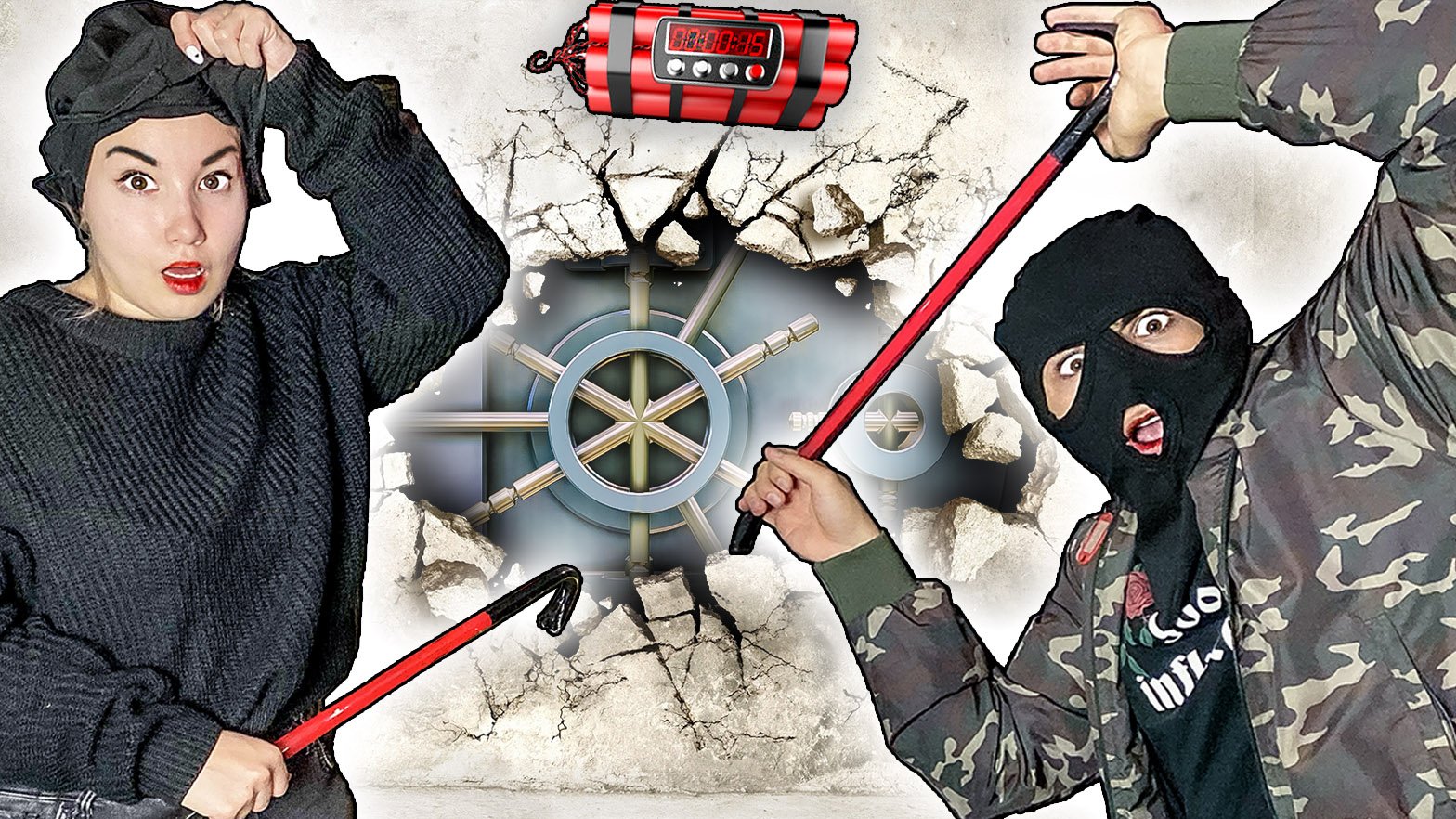 Экстремальное Ограбление Банка за 60 минут Челлендж! смотреть онлайн