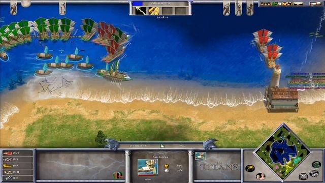 AoMT Hybrid CC, SF, PoV+Team Com. - UCA vs. DoD, G1 - Age of Mythology: The Titans Hybrid Clan Cup смотреть онлайн