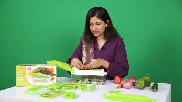 Original Nicer Dicer Vegetable And Fruit Cutter - Unboxing & Product Review смотреть онлайн