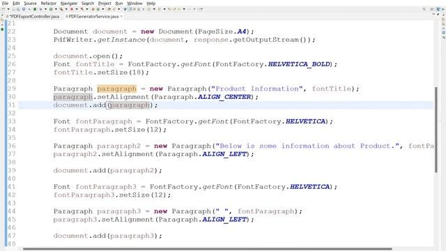 Generate Pdf Document Tutorial using OpenPDF and itextpdf | Spring Boot | Thiru Academy смотреть онлайн