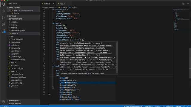 React Native Botton Navigation Bar/Tab bar full Custom смотреть онлайн