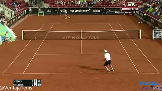 Federico Delbonis vs. Pablo Cuevas- R2 Bastad 2015 [Highlights] смотреть онлайн