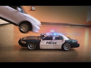 Уничтожение полицейского ford из ПЛАСТИЛИНА краш тест, Crash test plasticine Police