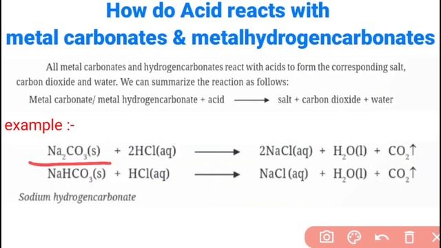 metal carbonates and metal hydrogen carbonates react with acid / acid reacts with metal carbonates смотреть онлайн