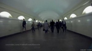 Переход Павелецкая кольцевая - Павелецкая радиальная // 24.06.2017