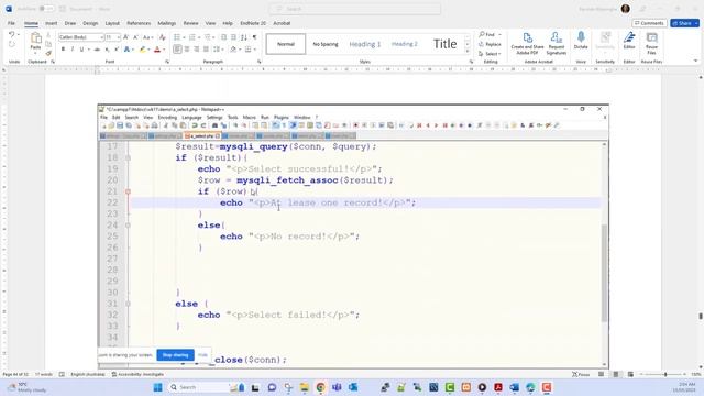 PHP and MySQL 2 – Database Operations Select a record смотреть онлайн