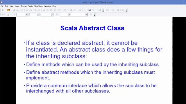 Scala Tutorial 29 - Scala Abstract Class смотреть онлайн