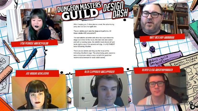 Episode 1 - Dungeon Masters Guild Design Dash - "Wait... That's Not a Rabbit!" смотреть онлайн