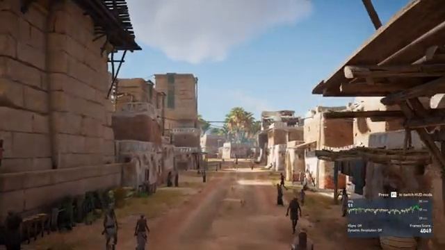 Assassin's Creed Origins PC Benchmark Ultra HP Omen 17 11800H RTX 3070 смотреть онлайн