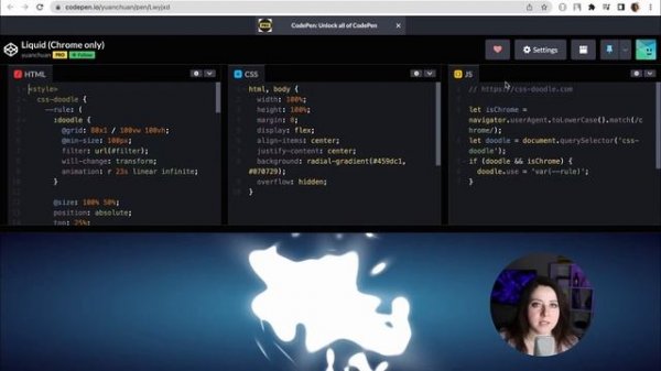 WebGL для дизайнеров || Обзор эффектов на сайте codepen.io